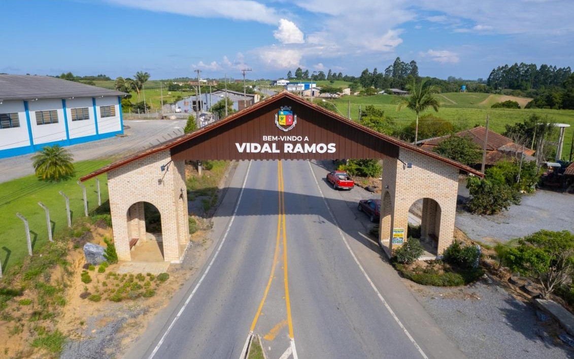 Pórtico de entrada de Vidal Ramos, Santa Catarina